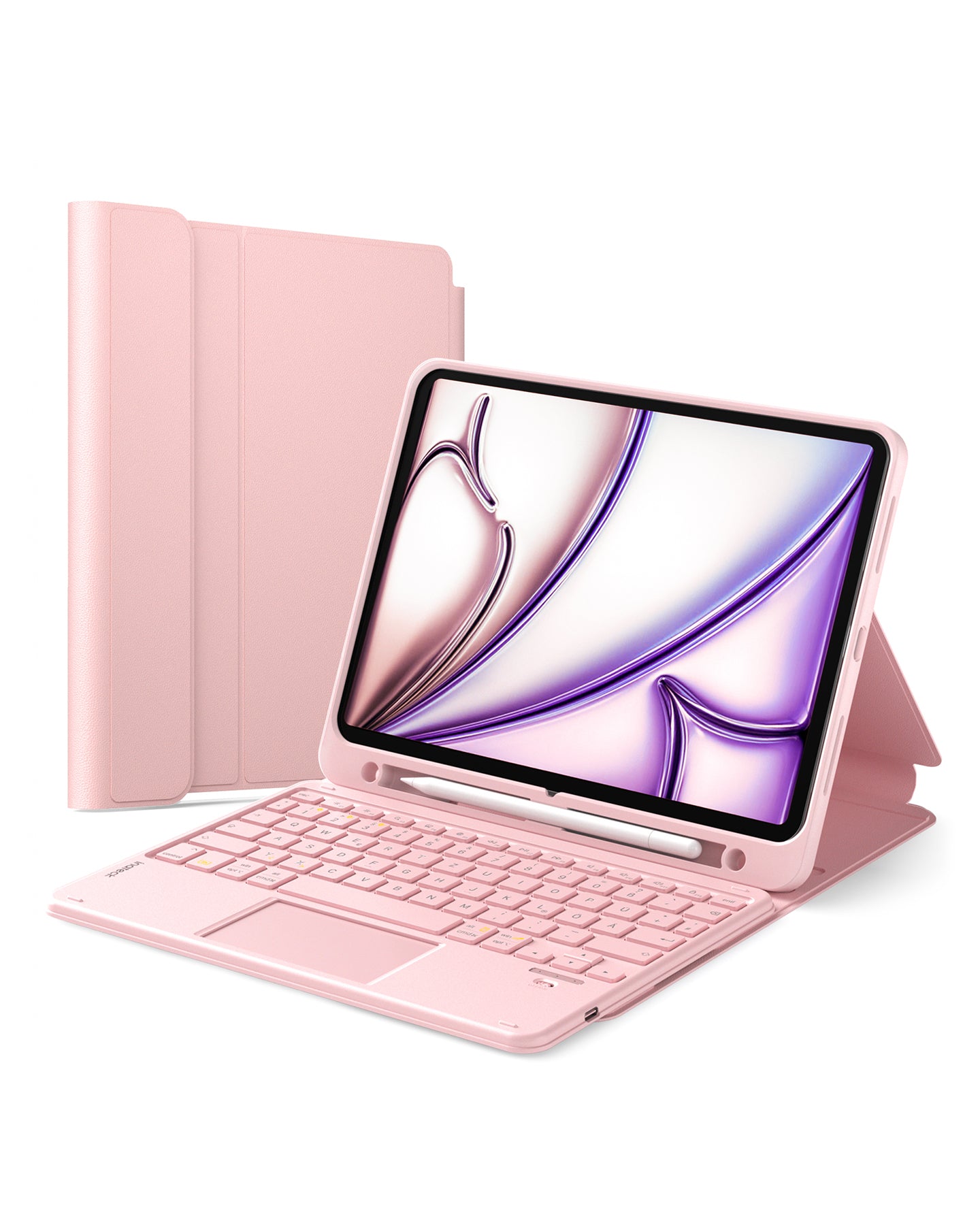 inateck DE Abnehmbar Tastatur für iPad 11" A16 (2025), iPad Air 11" M3/M2 (2025/2024), iPad Air 10.9" 5/4, iPad Pro 11" 4/3/2/1, KB