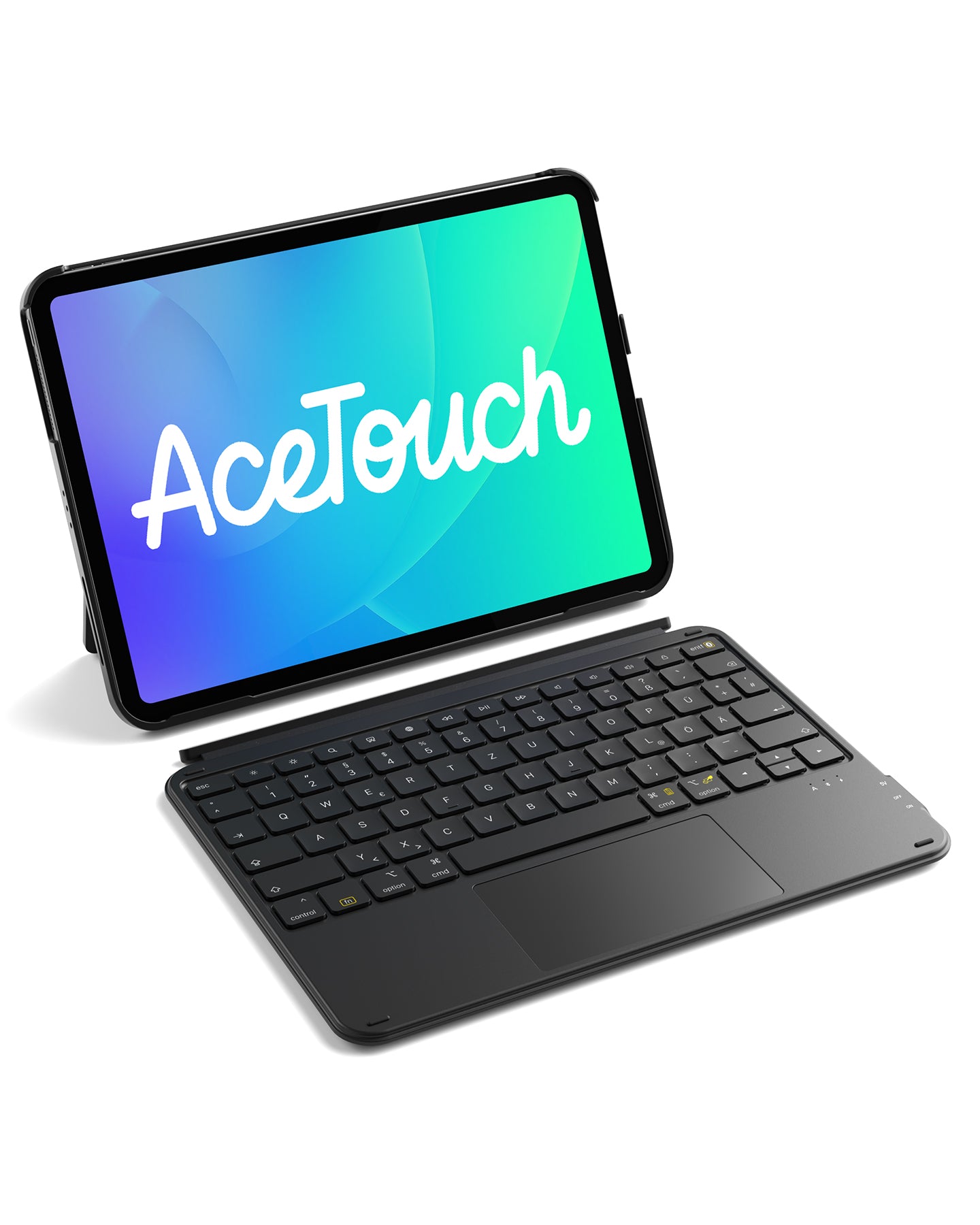 Ultraleicht Tastatur für iPad 11" (A16 2025), iPad 10, iPad Air 11" M3/M2 (2025/2024), iPad Air 7/6/5/4, iPad Pro 11" 4/3/2/1, QWERTZ, KB04122