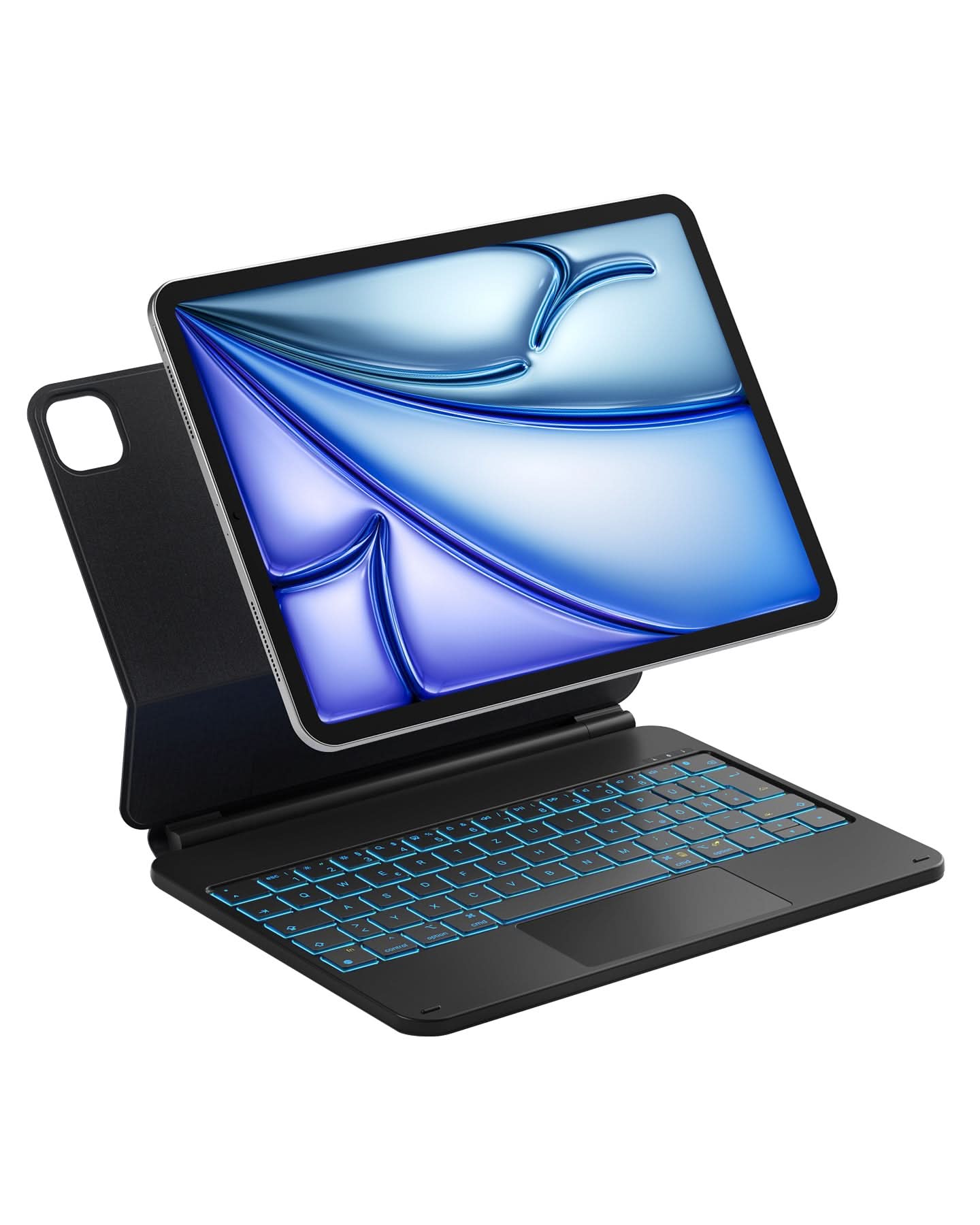 inateck DE Magnetische Tastaturhülle für iPad Air 11" M3/M2 (2025/2024), iPad Air 6/5/4, iPad Pro 11" 4/3/2/1, KB09119 Black