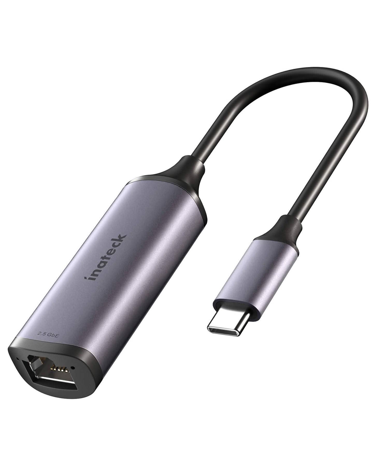 Inateck USB-C Auf Ethernet Adapter – 2.5G, 2500 Mbps, Plug & Play, Für Windows/Mac/Linux