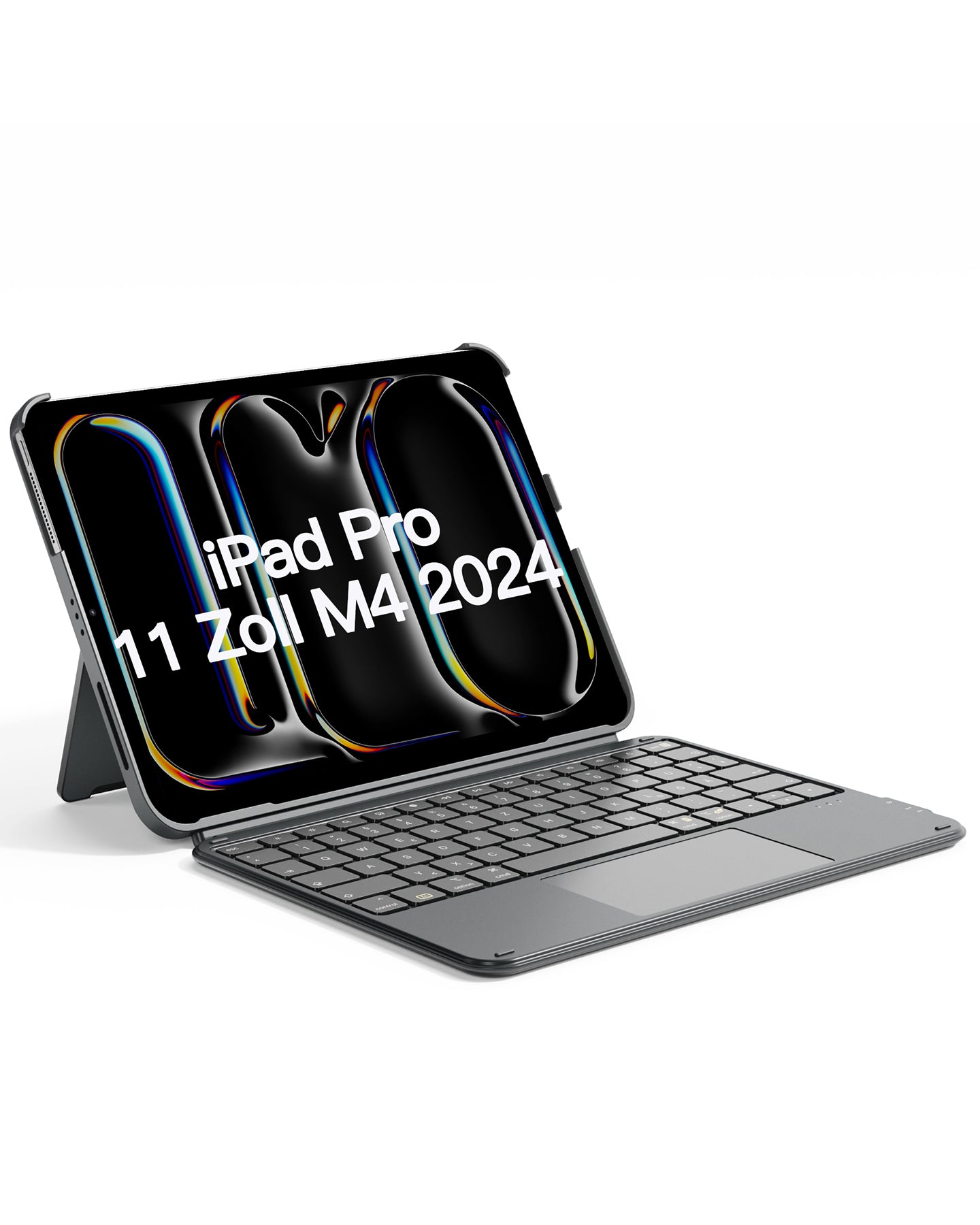 inateck DE Ultraleicht Schlank Tastatur für iPad Pro 11-Zoll (M4/M5 2024/2025), KB04122-11 Gray