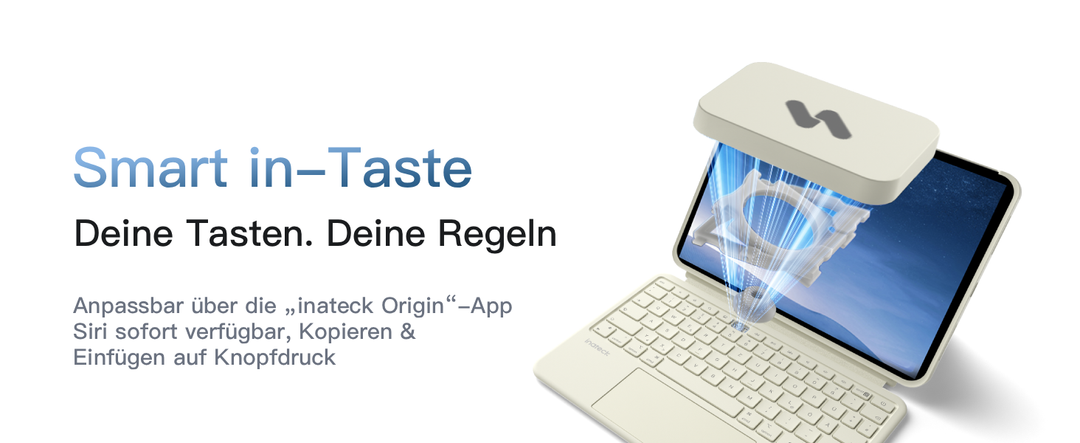 Was ist die Taste mit dem „N“ auf der Inateck iPad-Tastatur?