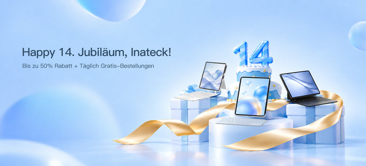 14 Jahre Inateck: 14 Jahre zusammen – diesmal geht die Bestellung auf uns