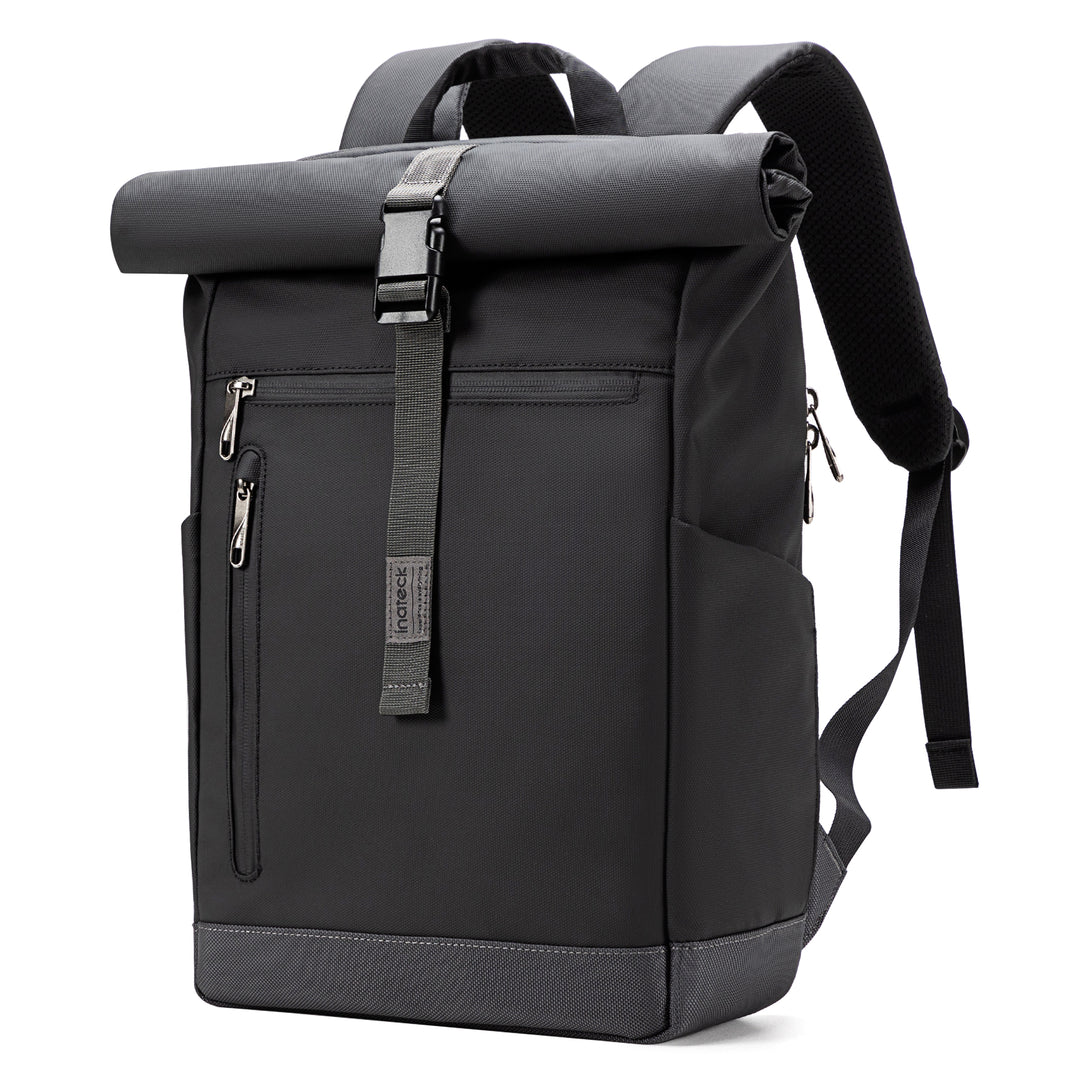 Sac à dos RollTop hydrofuge de 25 à 30 L, sac à dos pour ordinateur portable, sac à dos d&