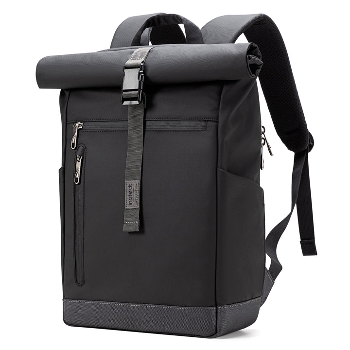 Sac à dos RollTop hydrofuge de 25 à 30 L, sac à dos pour ordinateur portable, sac à dos d&