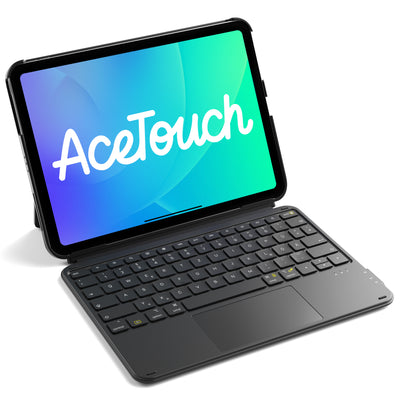 Ultraleicht Tastatur für iPad 11" (A16 2025), iPad 10, iPad Air 11" M3/M2 (2025/2024), iPad Air 7/6/5/4, iPad Pro 11" 4/3/2/1, QWERTZ, KB04122