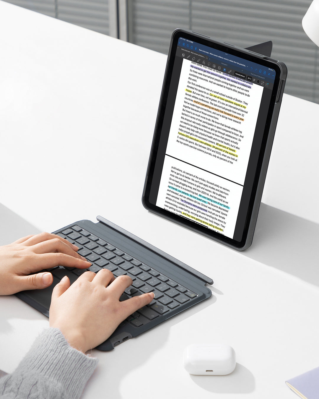 inateck DE Abnehmbare iPad Tastatur für das iPad 11" 11 Gen (A16 2025), iPad 10.9" 10 Gen (2022), KB04112