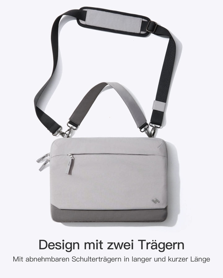 Inateck 360° Schutz Laptoptasche Hülle Schultertasche, kompatibel mit 13-Zoll MacBook Pro/Air, 14-Zoll MacBook Pro/Max (2026-2021), LBT32