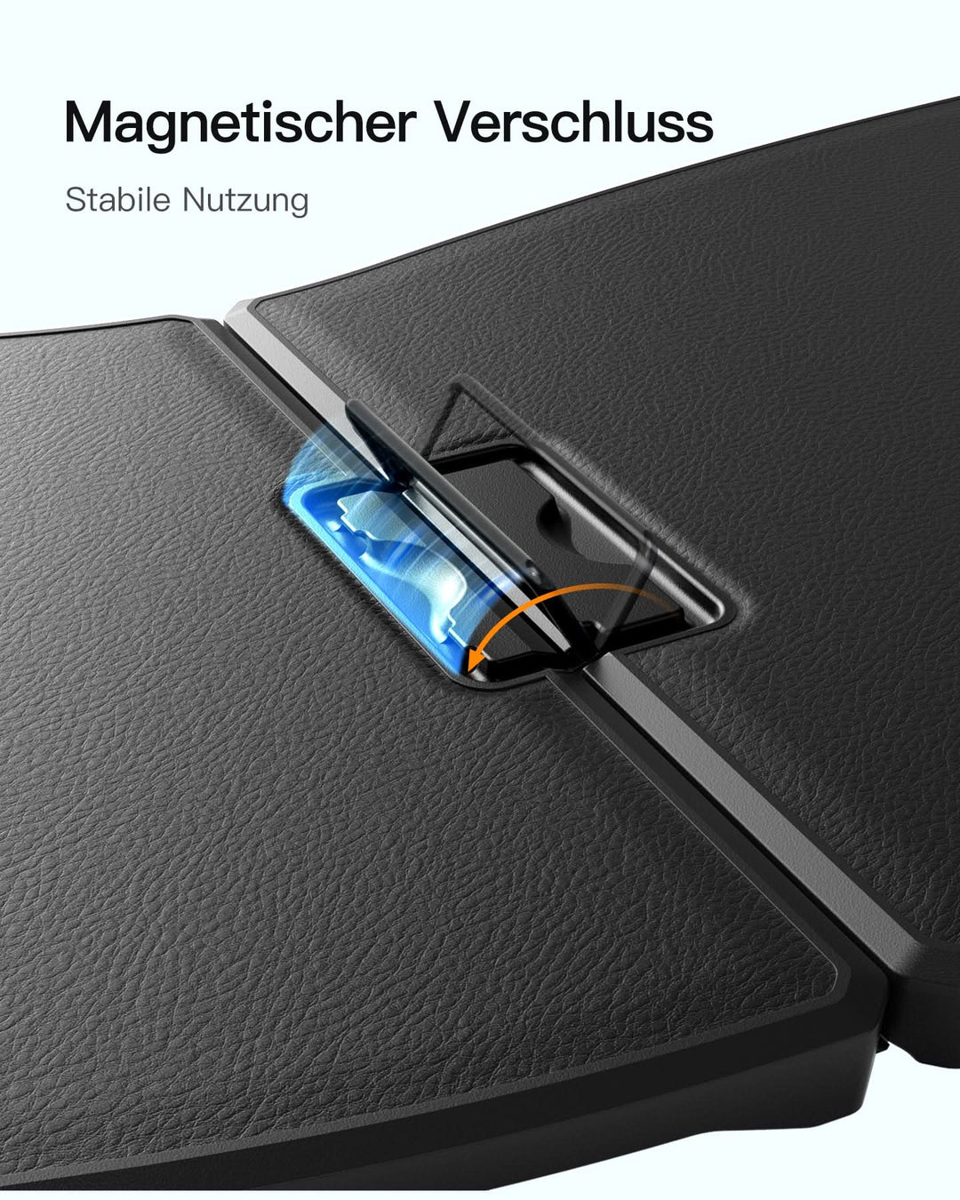 inateck DE Faltbare Tastatur Ergonomische, QWERTZ,mit 3 Bluetooth, Nomad Ergo KB603