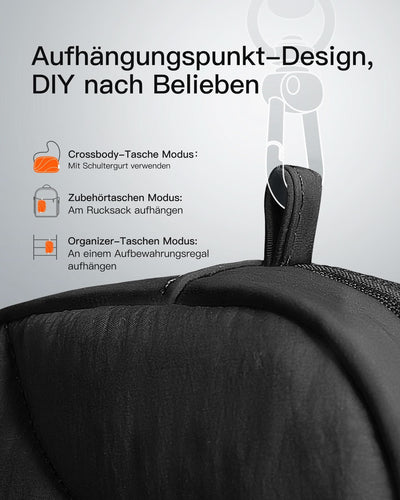 Leicht Kabeltasche Elektronik Organizer, Spritzwassergeschützte Zubehör Reisezubehörtascheb, ABW31