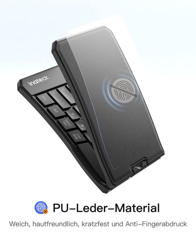 Faltbare Tastatur Ergonomische, QWERTZ,mit 3 Bluetooth, Nomad Ergo KB603