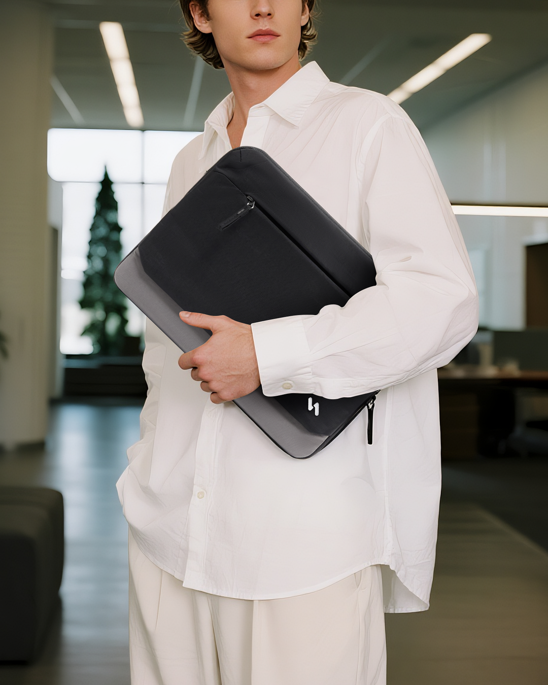inateck DE 360° Schutz Laptop-Hülle, Großvolumen-Sleeve kompatibel mit 13" MacBook Air M4-M1 (2025-2018), 13" MacBook Pro M2/M1, LB