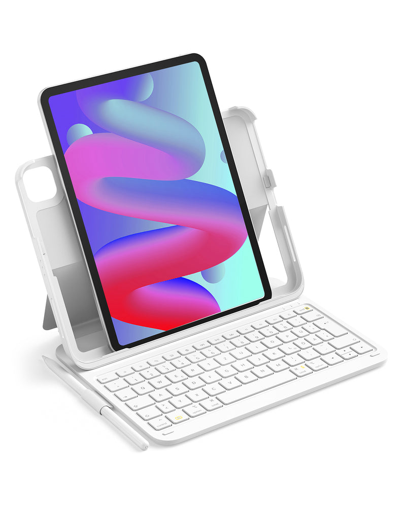 Super-leicht Tastatur Hülle für iPad 11" 11 Gen (A16 2025), iPad 10, iPad Air 11" M3/M2 (2025/2024), iPad Air 5/4, iPad Pro 11" 4/3/2/1, QWERTZ, BK2007