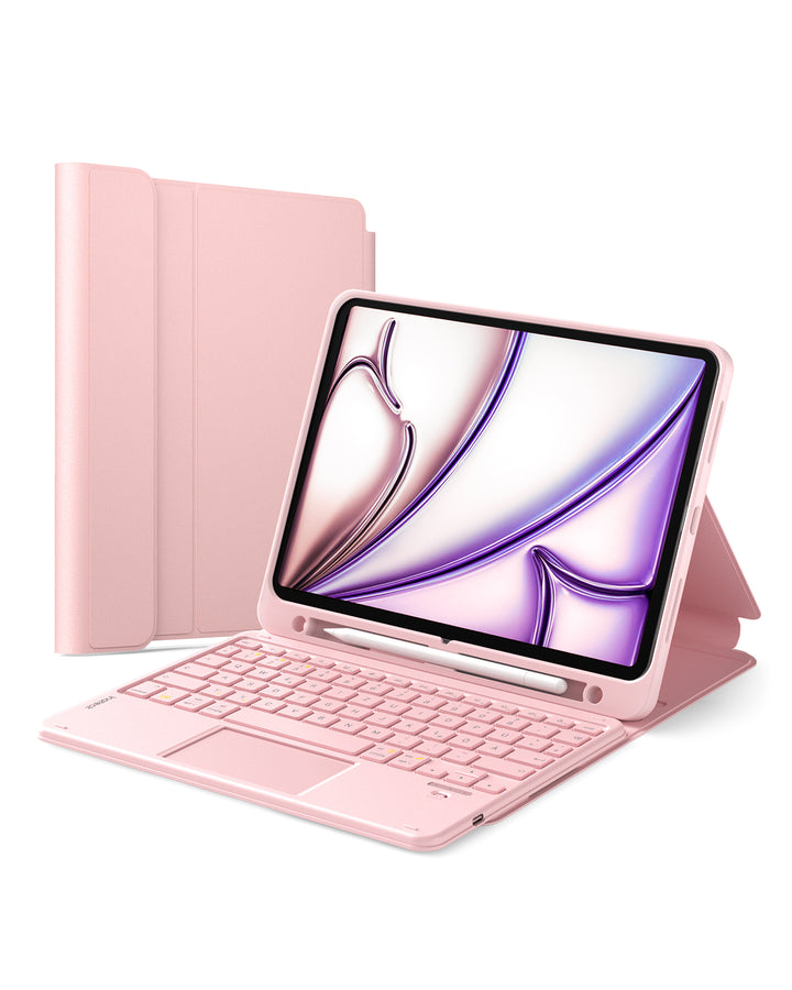 inateck DE Abnehmbar Tastatur für iPad 11" A16 (2025), iPad Air 11" M3/M2 (2025/2024), iPad Air 10.9" 5/4, iPad Pro 11" 4/3/2/1, KB