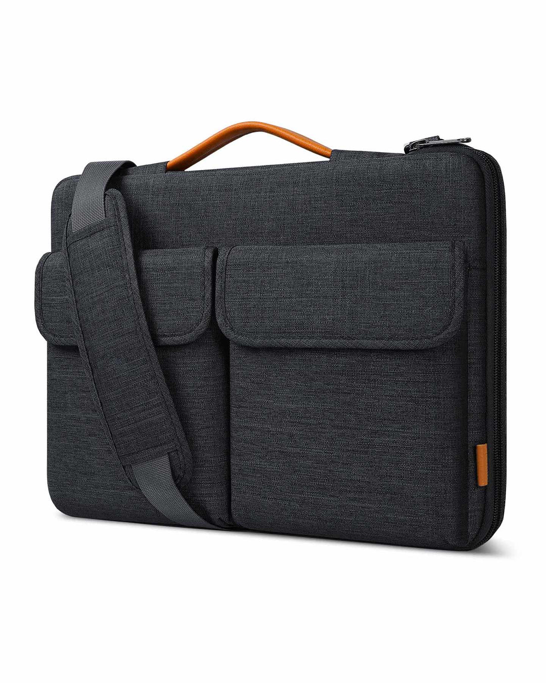 inateck DE EdgeKeeper 360° Rundumschutz Laptoptasche Schultertaschen 13-15,6 Zoll - LB03008/K5 14 Zoll Schwarzgrau