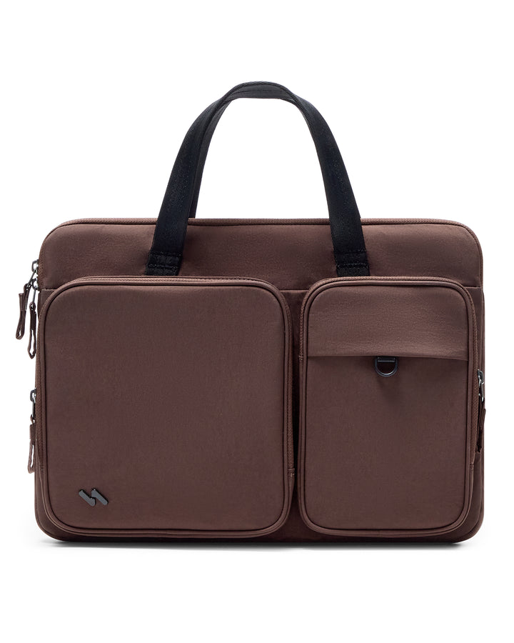 inateck DE 360° Rundumschutz Laptoptasche Große Kapazität Hülle Kompatibel mit 13" MacBook Air M4-M1 2025-2012, 14" MacBook Pro M5-
