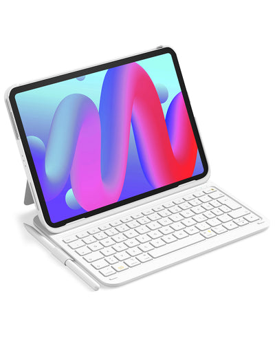Super-leicht Tastatur Hülle für iPad 11" 11 Gen (A16 2025), iPad 10, iPad Air 11" M3/M2 (2025/2024), iPad Air 5/4, iPad Pro 11" 4/3/2/1, QWERTZ, BK2007