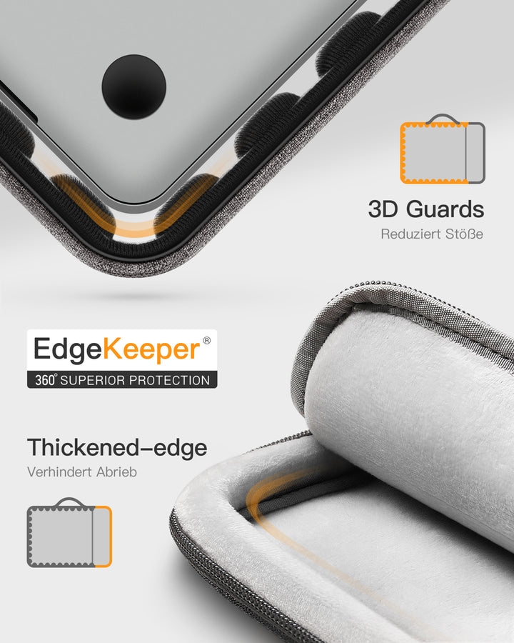 inateck DE EdgeKeeper 360° Rundumschutz Laptoptasche für 13-16 Zoll Laptops, LB02006/B1