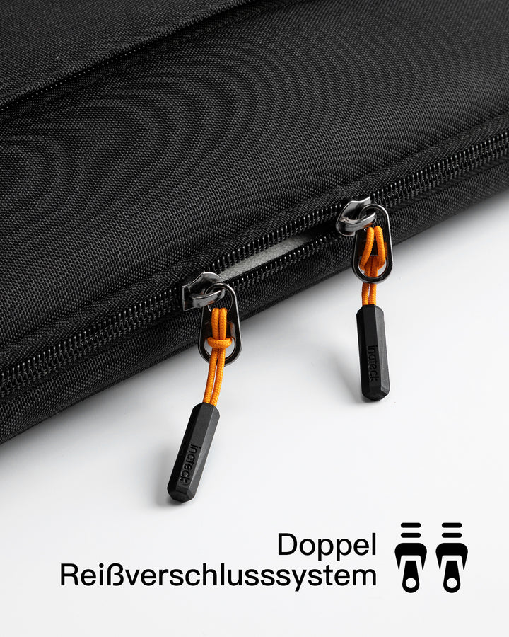 inateck DE Edgekeeper 360° Professioneller Schutz Hülle für 13" MacBook, mit Zubehörtasche, LB01011