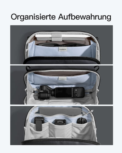 Portabler Elektronik-Organizer, spritzwassergeschützte Reisezubehörtasche für Kabel, Power Banks, Hubs, ABM33