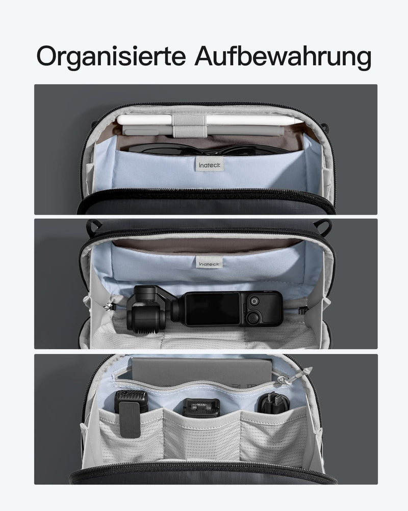 Portabler Elektronik-Organizer, spritzwassergeschützte Reisezubehörtasche für Kabel, Power Banks, Hubs, ABM33