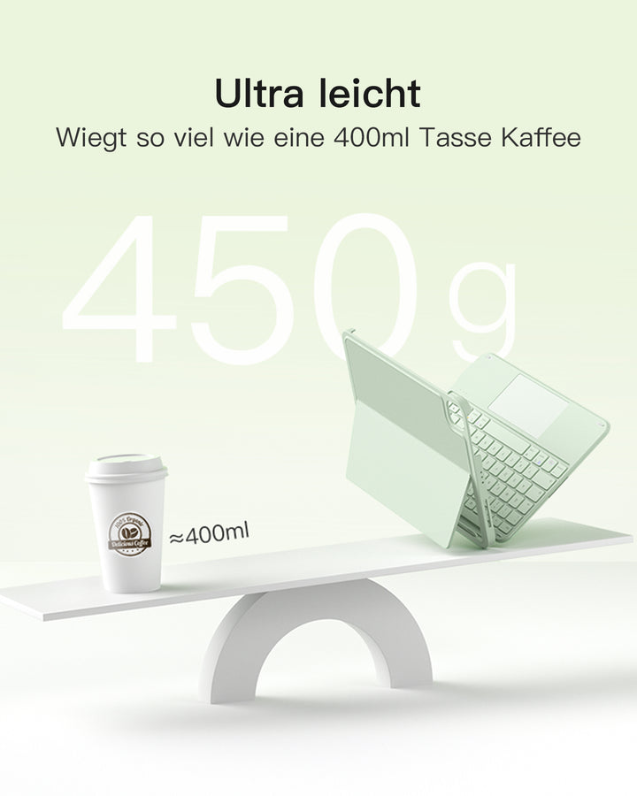 inateck DE Ultraleicht Tastatur für iPad 11" (A16 2025), iPad 10, iPad Air 11" M4/M3/M2 (2026/2025/2024), iPad Air 5/4, iPad Pro 11