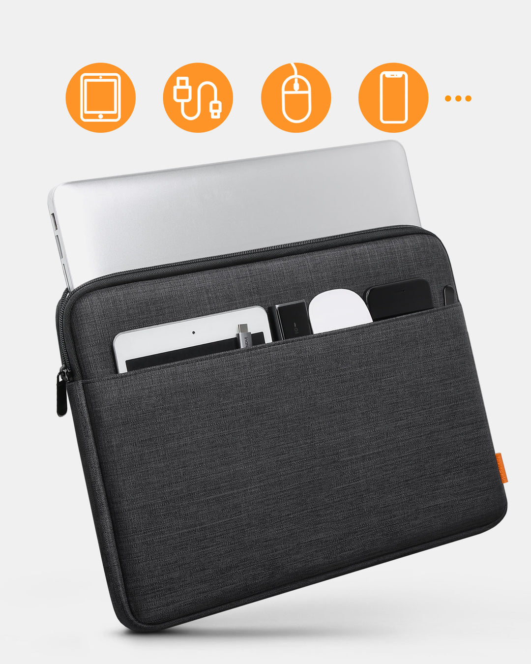 Ultraleichte Laptoptasche Hülle 13-16 Zoll mit Zubehörtasche, LB01005