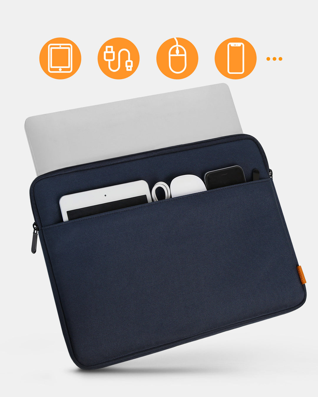 Ultraleichte Laptoptasche Hülle 13-16 Zoll mit Zubehörtasche, LB01005