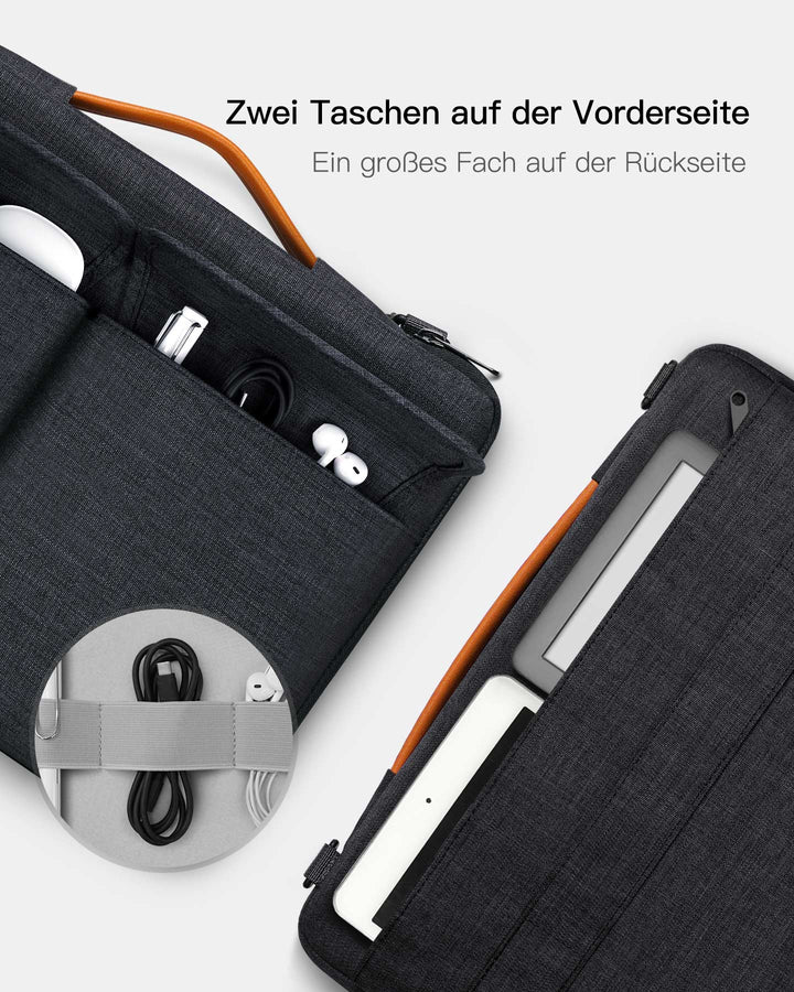 inateck DE EdgeKeeper 360° Rundumschutz Laptoptasche Schultertaschen 13-15,6 Zoll - LB03008/K5