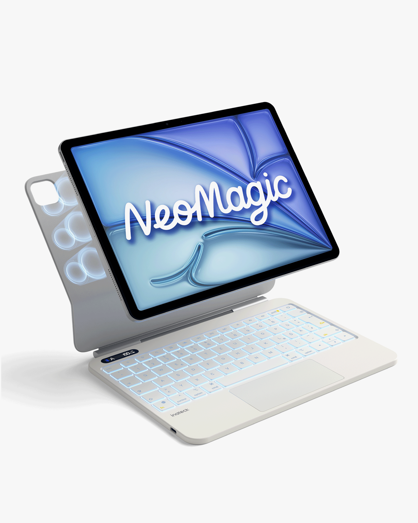 Inateck NeoMagic Magnetische Tastatur Hülle für iPad Air 11 Zoll(2025/2024), Magic Keyboard für iPad Pro 11", KB903-11A