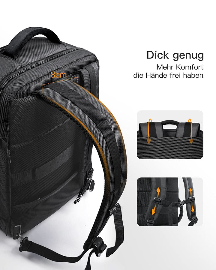 inateck DE 40L Supergroßer Handgepäck Reiserucksack Laptop Rucksack für 15,6-17 Zoll Notebooks, BP03001
