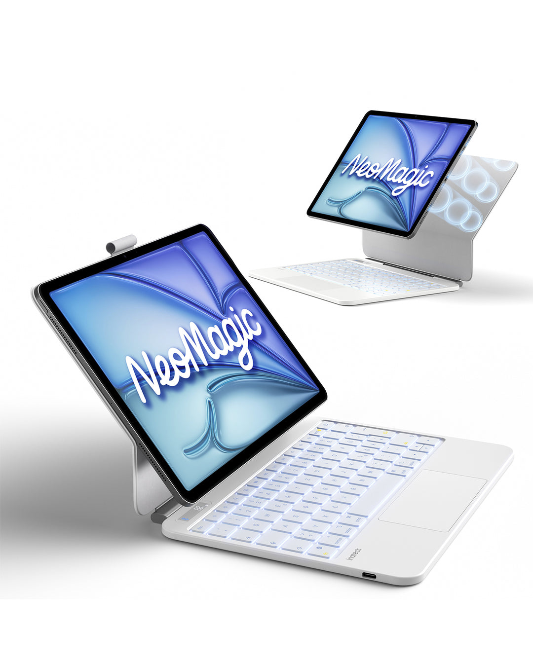 Inateck NeoMagic Magnetische Tastatur Hülle für iPad Air 11 Zoll(2025/2024), Magic Keyboard für iPad Pro 11", KB903-11A