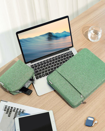 EdgeKeeper 360° Rundumschutz Laptoptasche Hülle 13-16 Zoll mit Zubehörtasche, LB01006/S1