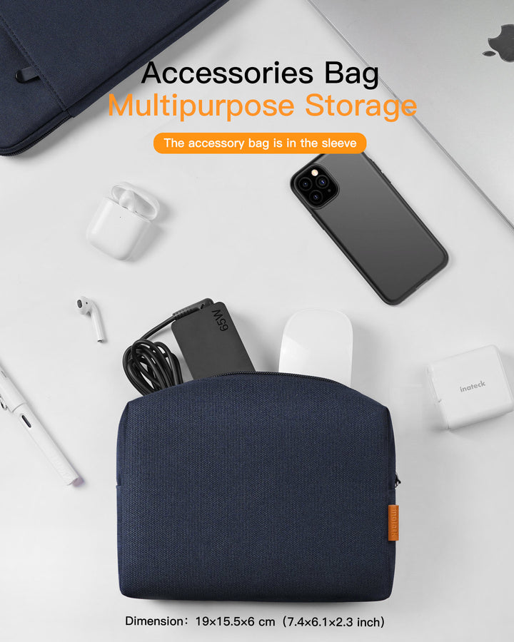 Ultraleichte Laptoptasche Hülle 13-16 Zoll mit Zubehörtasche, LB01005