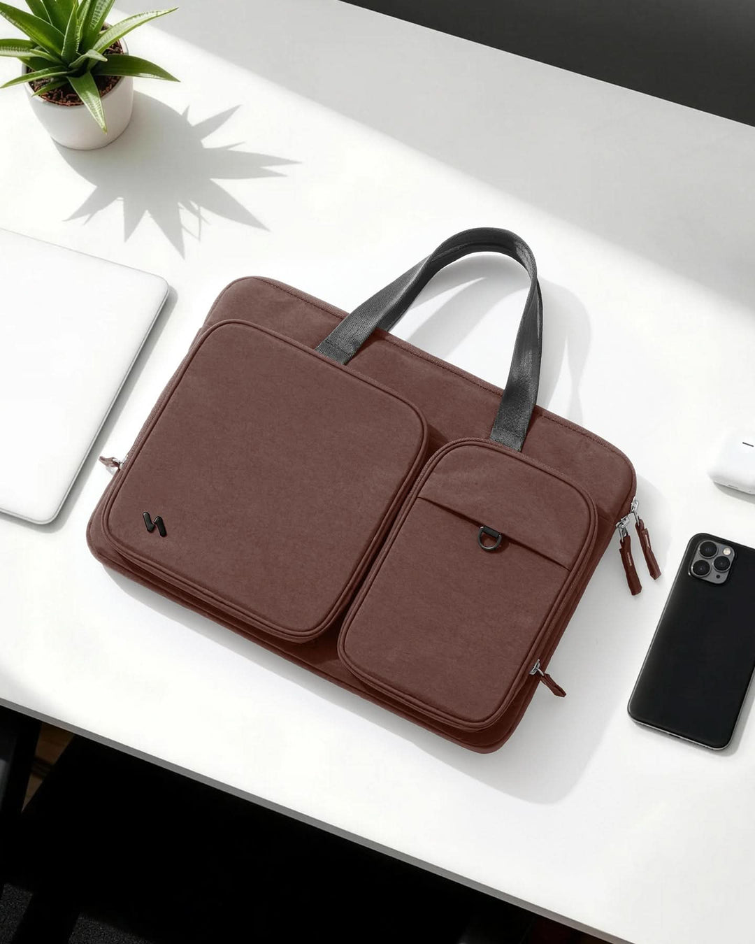 inateck DE 360° Rundumschutz Laptoptasche Große Kapazität Hülle Kompatibel mit 13" MacBook Air M4-M1 2025-2012, 14" MacBook Pro M5-
