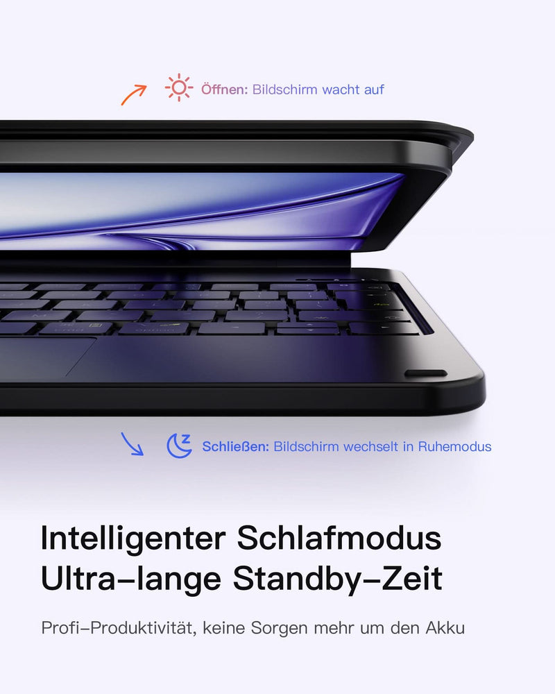 NeoMagic Magnetische Tastatur Hülle für iPad 11" (A16 2025), iPad 10, KB09119-10
