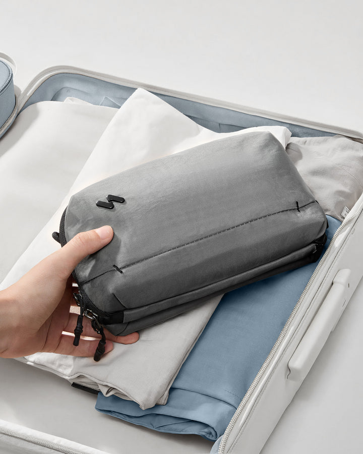 Portabler Elektronik-Organizer, spritzwassergeschützte Reisezubehörtasche für Kabel, Power Banks, Hubs, ABM33