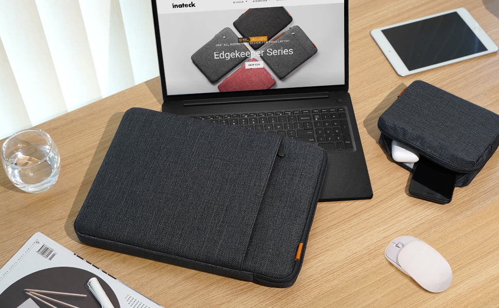 EdgeKeeper 360° all-round protection laptop bag cover 13-16 inch with accessory pocket, LB01006/S1