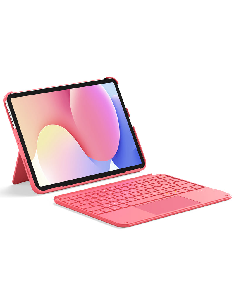Ultraleicht Tastatur für iPad 11" (A16 2025), iPad 10, iPad Air 11" M3/M2 (2025/2024), iPad Air 7/6/5/4, iPad Pro 11" 4/3/2/1, QWERTZ, KB04122