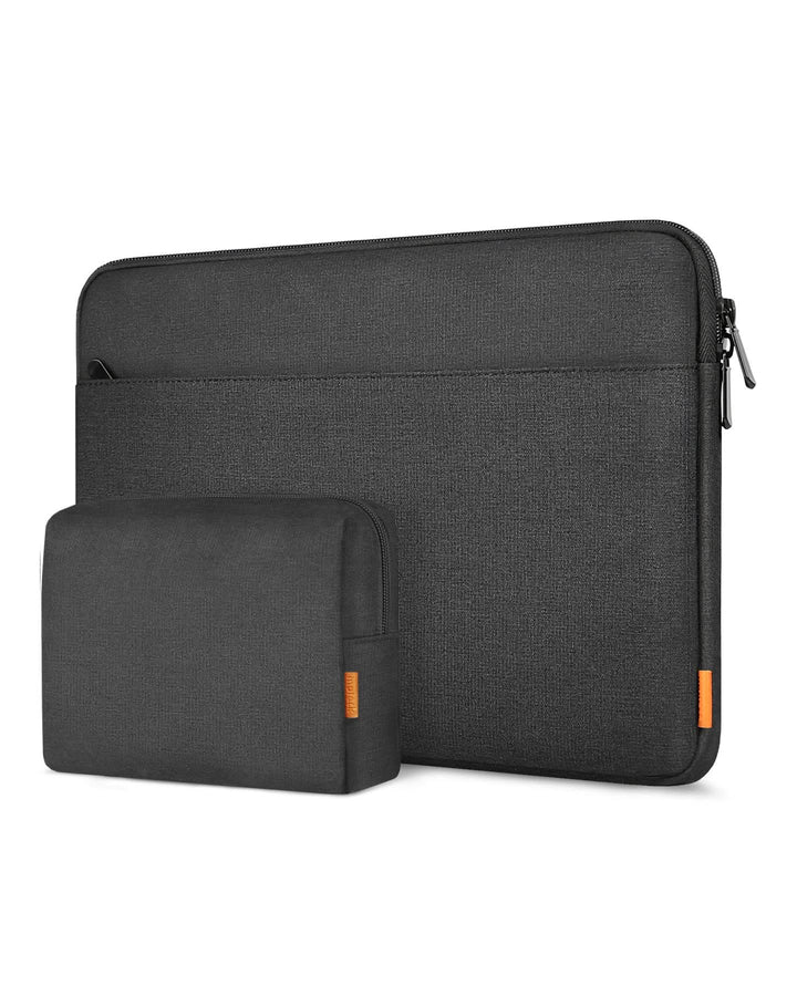 inateck DE Ultraleichte Laptoptasche Hülle 13-16 Zoll mit Zubehörtasche, LB01005 14 Zoll Schwarz