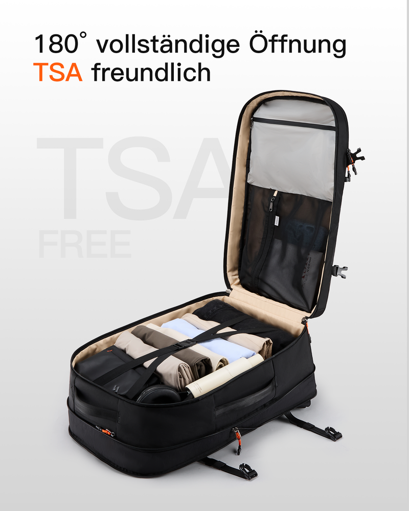leichter reiserucksack handgepäck 38.5-46 L erweiterbarer, Spritzwassergeschützt – Inateck Official DE Småland gravel adventure in Concept2 Bike Size:F0--SHIPS-NOW--