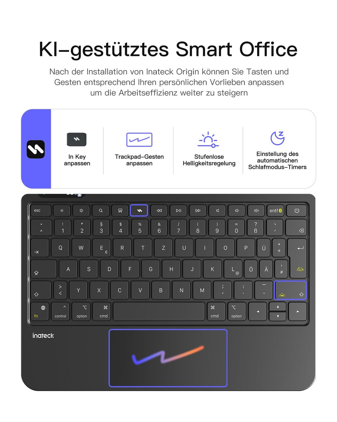 NeoMagic Magnetische Tastatur Hülle für iPad 11/10 Gen 2025 A16 11", QWERTZ, KB903-10