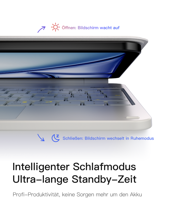 NeoMagic Magnetische Tastatur Hülle für iPad 11" (A16 2025), iPad 10, KB09119-10