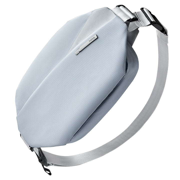 inateck DE Sling Bag mit 19 eingebaute Taschen, stylische Crossbody Bag mit verstellbarem Schultergurt, LB03014 Graublau