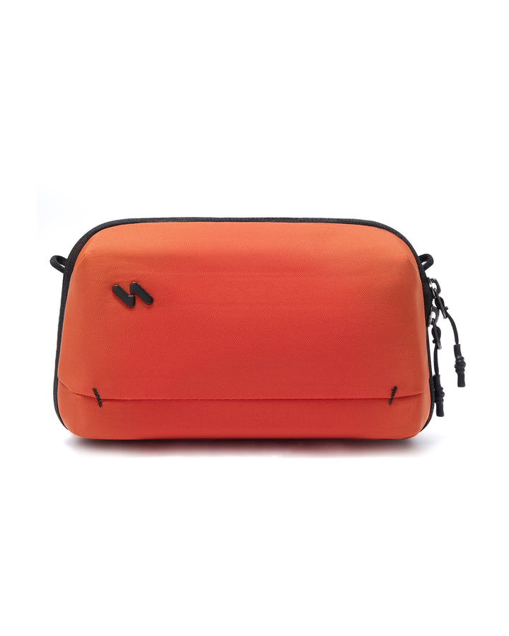 inateck DE Portabler Elektronik-Organizer, spritzwassergeschützte Reisezubehörtasche für Kabel, Power Banks, Hubs, ABM33 Orange