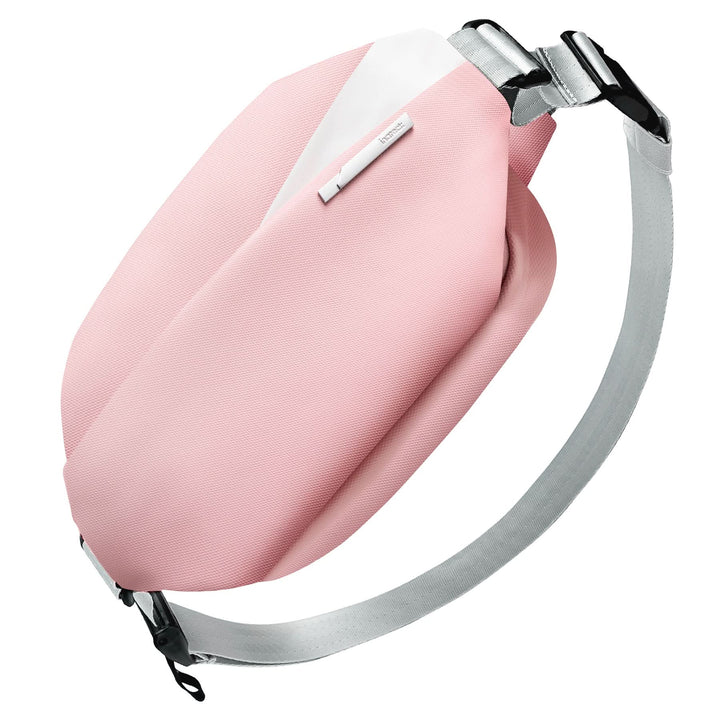 inateck DE Sling Bag mit 19 eingebaute Taschen, stylische Crossbody Bag mit verstellbarem Schultergurt, LB03014 Rosa 4L