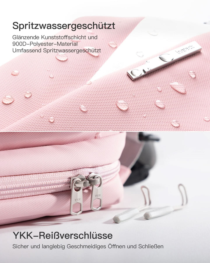 inateck DE Sling Bag mit 19 eingebaute Taschen, stylische Crossbody Bag mit verstellbarem Schultergurt, LB03014