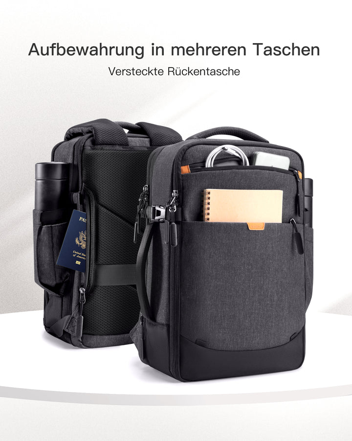 inateck DE 20-46L Reiserucksack, erweiterbarer Tragerucksack, BP03006