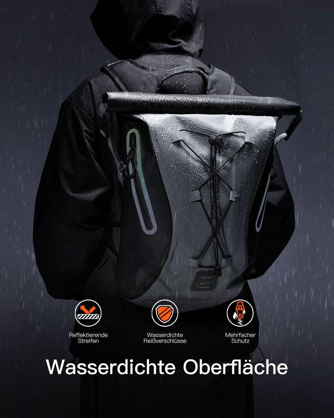 fahrradrucksack 30 liter wasserdicht 25-30L Fahrradrucksack , Multifunktionaler Wander-Rucksack, BP06003