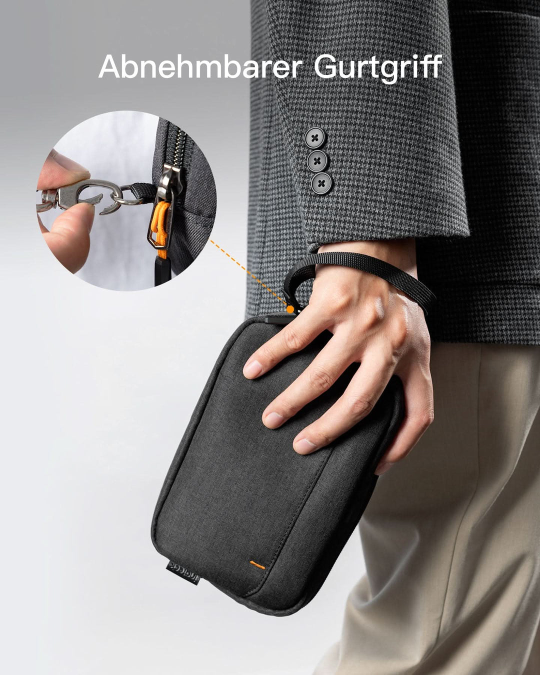inateck DE Electronics Organizer, spritzwasserfester Reiseorganizer, AB03012